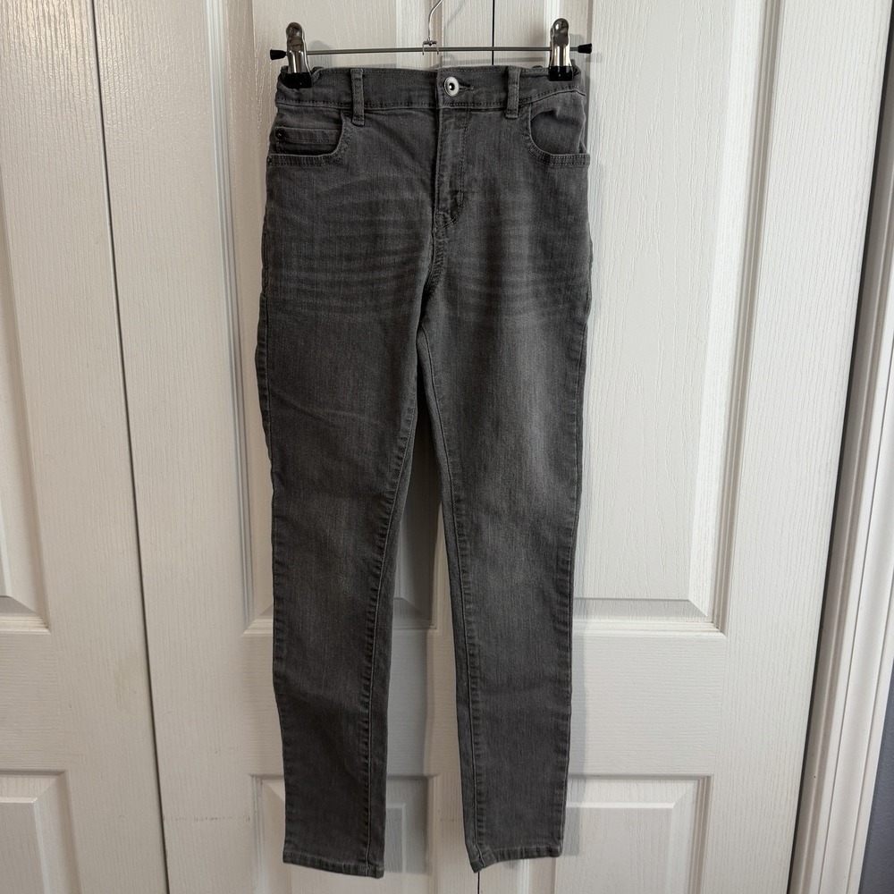 Place Gray Super Skinny Stretch Adjustable Jeans Boys Size 12 Casual School Play